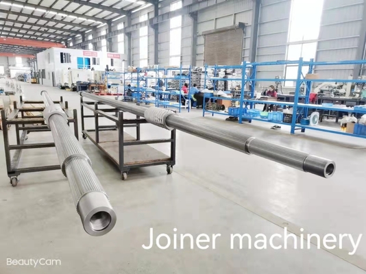 40CrNiMoA Materiali Extruder Shale con sistema di raffreddamento per l'industria alimentare gonfiata da Joiner