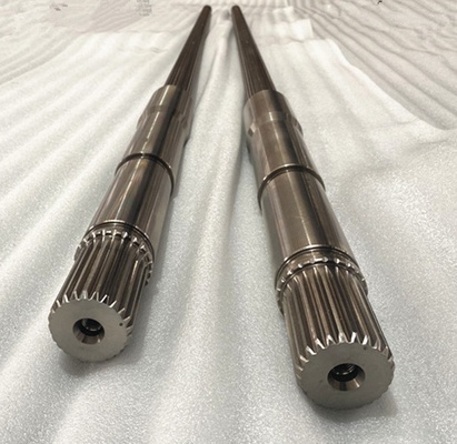 Involuti Spline Shaft, parti di estrusori di plastica per l' industria petrolchimica