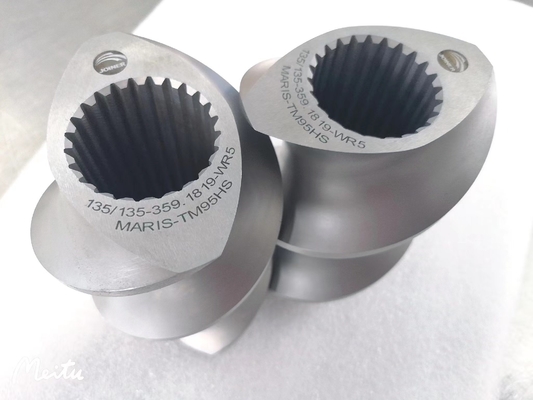 Modello 223 41CrAlMo7 38CrMoAl Twin Screw Counter Rotating Extruder per petrolio e prestazioni