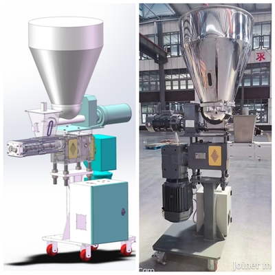 Co-Rotating Twin Screw Extruders Side Feeder JCW63 Facile da pulire per fabbrica di alimenti gonfiati