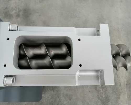 Co-Rotating Twin Screw Extruders Side Feeder JCW63 Facile da pulire per fabbrica di alimenti gonfiati