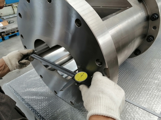 316L Modello 75 Parti di macchine per estrusori Segmenti di viti per lavorazioni CNC