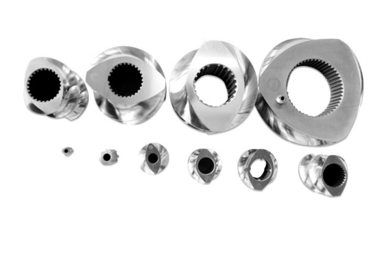 Modello 223 41CrAlMo7 38CrMoAl Twin Screw Counter Rotating Extruder per petrolio e prestazioni