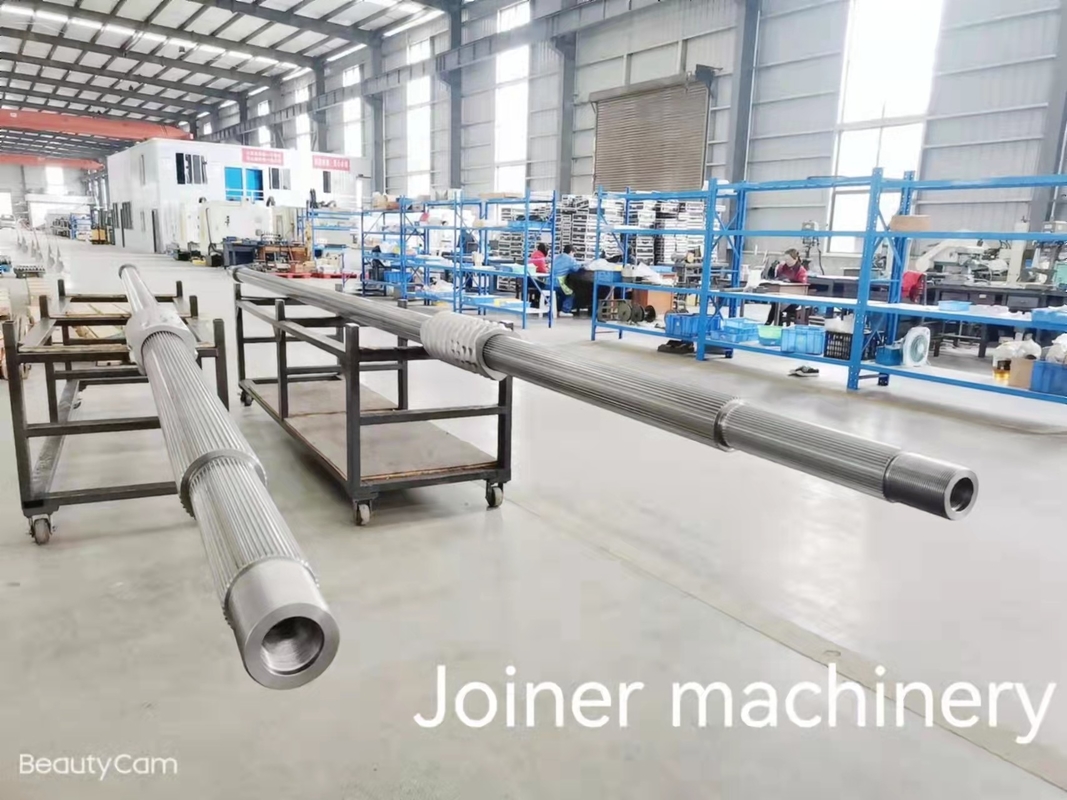 40CrNiMoA Materiali Extruder Shale con sistema di raffreddamento per l'industria alimentare gonfiata da Joiner