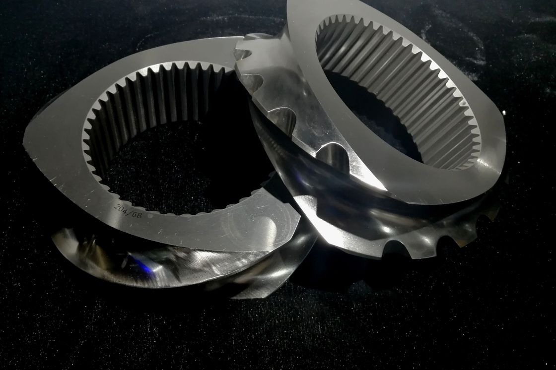 Ricambi per estrusori a doppia vite certificati ISO9001 2015 per applicazioni di sabbiatura e lucidatura