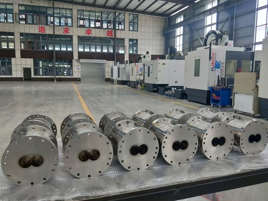 Parti di plastica del barilotto della vite dell'espulsore della macchina di ZSE135 Nitrided per industria petrochimica