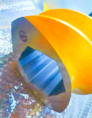 HRC44 Durezza Involute Spline Albero a vite, Estrusori di plastica Parti prestazioni stabili