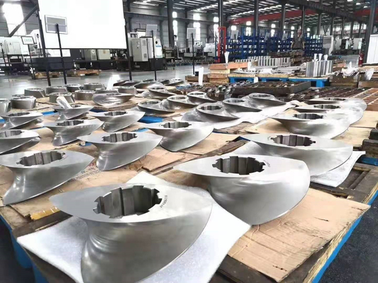 Industria petrolchimica 250 Segmenti a vite per pelletizzatore di diametro esterno 247.9