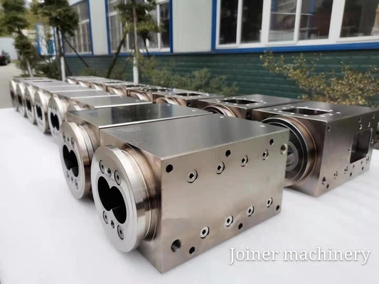 JSW CNC Machining Precision Round Twin Screw Extruder Barrel Tipo chiuso e aperto