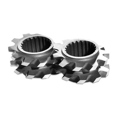 il blocchetto d'impastamento del diametro TEM48SS di 57.6mm, elementi gemellati dell'estrusore a vite progetta