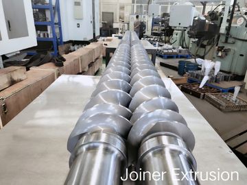 Resistenza all'abrasione Flusso di vite di 10 a 120 mm di diametro per alimenti gonfiati