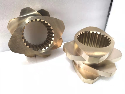 I pezzi meccanici dell'espulsore del diametro 150mm avvitano il materiale bronzeo di alluminio dell'elemento