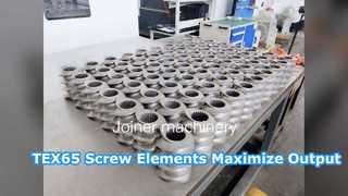 Elementi a vite TEX65 per macchine per gomma plastica